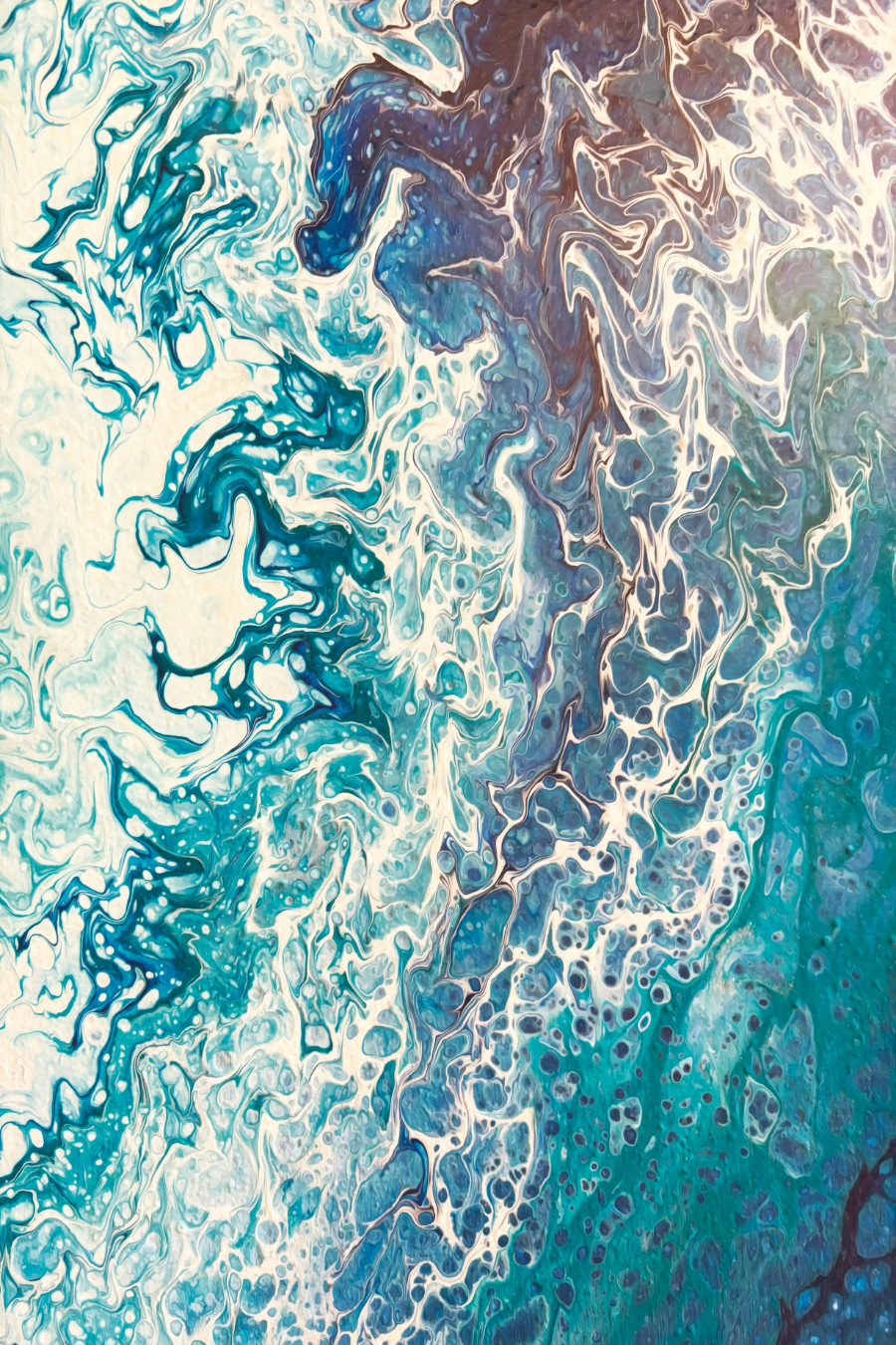 Azul oceânico intenso